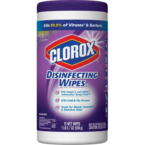 Lingettes d&eacute;sinfectantes, 75 lingettes Dufferin Supply