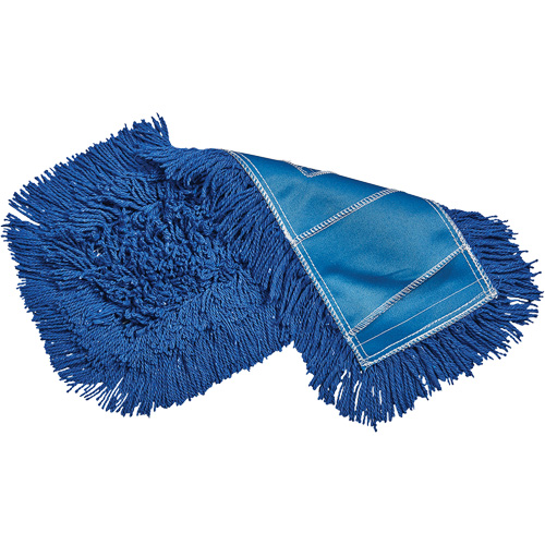 Vadrouille &agrave; &eacute;pousseter &eacute;conomique, Style &agrave; enfiler, Fil, 24" lo x 5" la Dufferin Supply