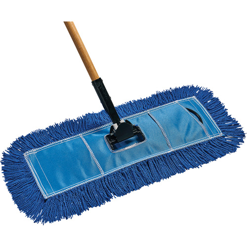 Vadrouille &agrave; &eacute;pousseter &eacute;conomique, Style &agrave; enfiler, Fil, 24" lo x 5" la Dufferin Supply
