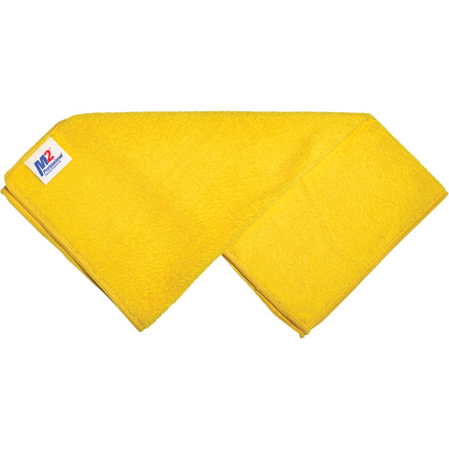 Chiffon de nettoyage, Microfibre, Jaune Dufferin Supply