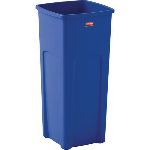 Conteneur de recyclage carr&eacute; Untouchable, Vrac, Plastique, 23 gal. US Dufferin Supply