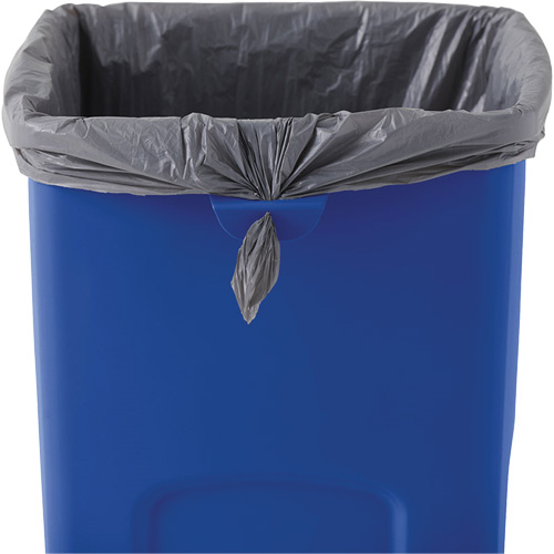 Conteneur de recyclage carr&eacute; Untouchable, Vrac, Plastique, 23 gal. US Dufferin Supply