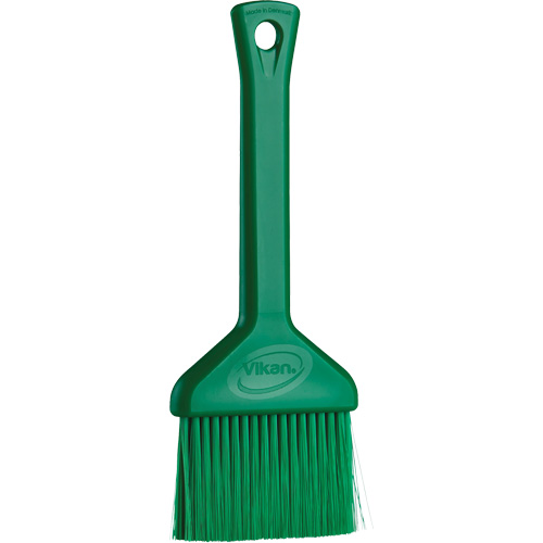 3" Pastry Brush, Soft Bristles, 7-3/4" Long, Green Dufferin Supply