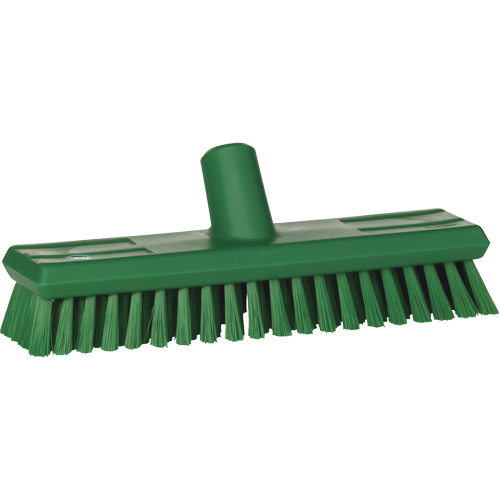 Brosse &agrave; circulation d'eau, Soies Moyen, Longueur de 11", Vert Dufferin Supply