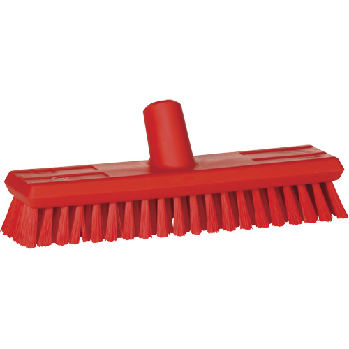 Brosse &agrave; circulation d'eau, Soies Moyen, Longueur de 11", Rouge Dufferin Supply