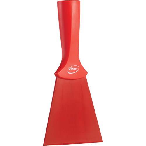 Nylon Scraper with Threaded Handle, Red, 4" W x 8" L Dufferin Supply