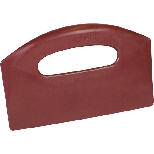 Metal Detectable Bench Scraper, Red, 8-1/2" W x 5-1/4" L Dufferin Supply