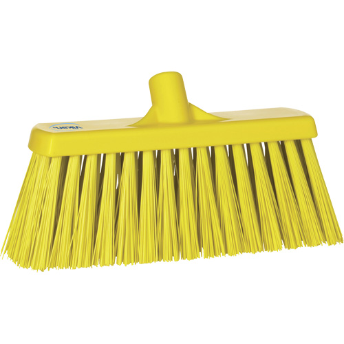 Balai-brosse robuste, Crins Ferme, 13", Polyester, Jaune Dufferin Supply