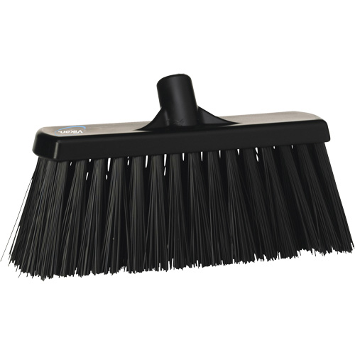 Balai-brosse robuste, Crins Ferme, 13", Polyester, Noir Dufferin Supply