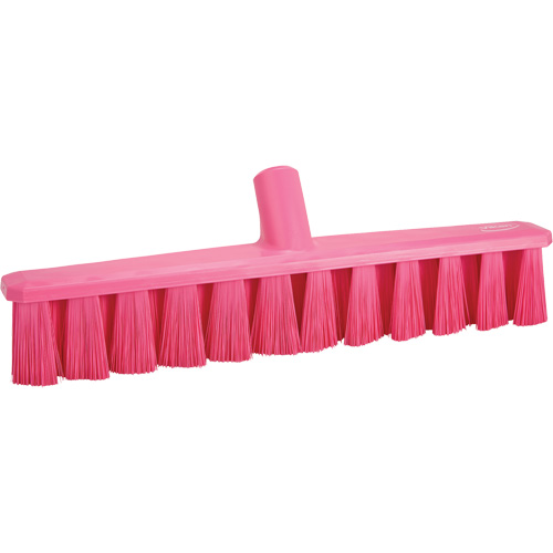 UST Push Broom, Medium Bristles, 15-1/4", Polyester, Pink Dufferin Supply