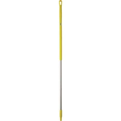 Handle, Broom/Brush/Pad Holder/Scraper/Squeegee, Yellow, Ergonomic, 59" L Dufferin Supply