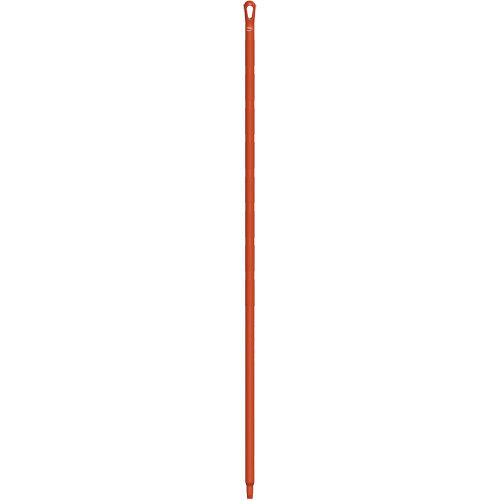 Ultra Hygiene Handle, Broom/Brush/Pad Holder/Scraper/Squeegee, Red, Ergonomic, 67" L Dufferin Supply