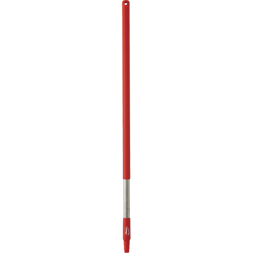 Handle, Broom/Brush/Pad Holder/Scraper/Squeegee, Red, Standard, 40" L Dufferin Supply