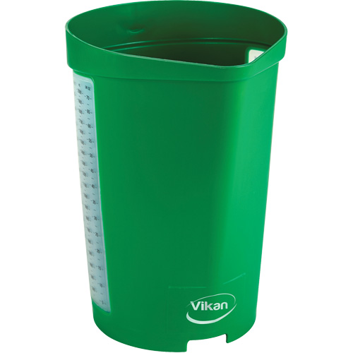 Measuring Jug, Plastic, Green, 65 oz. Dufferin Supply
