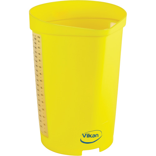Measuring Jug, Plastic, Yellow, 65 oz. Dufferin Supply