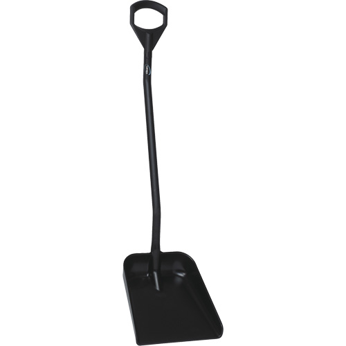 Pelle ergonomique &agrave; grande lame, Longueur de 51", Plastique, Noir Dufferin Supply