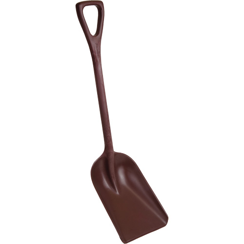 Pelle monobloc perceptible par d&eacute;tecteur de m&eacute;tal, Lame 10" x 14", Longueur de 37-1/2", Plastique, Rouge Dufferin Supply