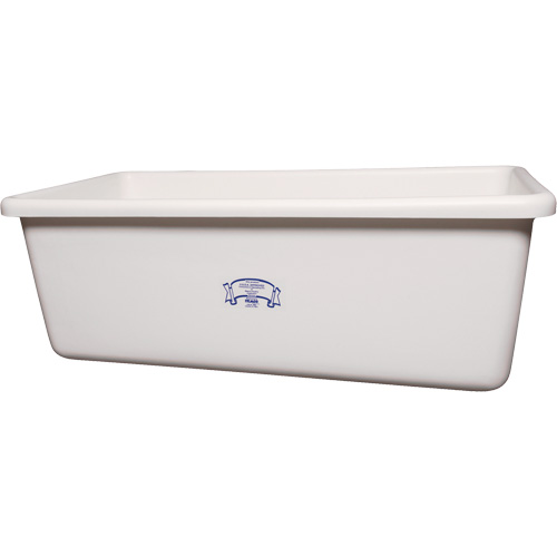 Bac de rangement et transport, Plastique, Blanc Dufferin Supply