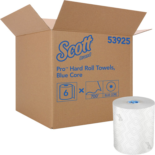 Pro High Capacity Hard Roll Towels, Standard, 700' L Dufferin Supply