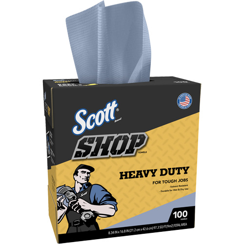 Shop Towels, Heavy-Duty, 16-4/5" L x 8-1/3" W Dufferin Supply