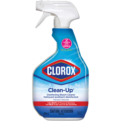 Nettoyant javellisant d&eacute;sinfectant Clean-Up en vaporisateur, 946 ml, Bouteille &agrave; g&acirc;chette Dufferin Supply