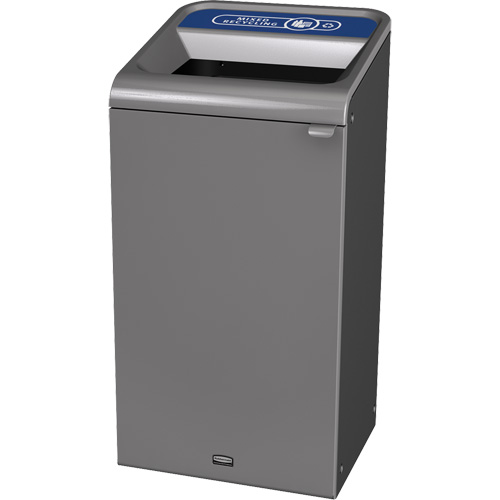 Configure Mixed Recycling Waste Container, Bulk/Curbside/Deskside, Steel, 23 US gal. Dufferin Supply