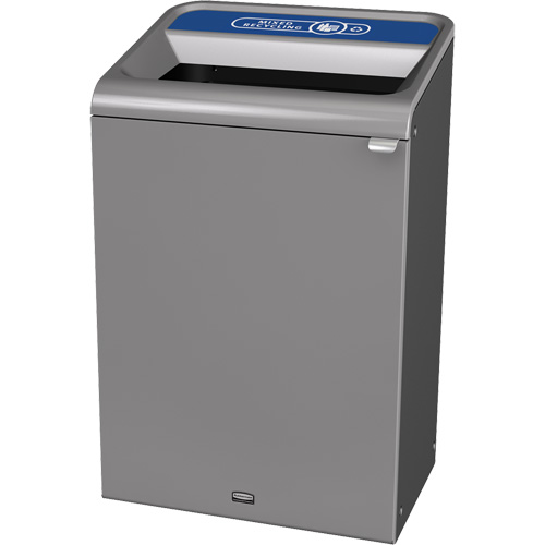 Configure Mixed Recycling Waste Container, Bulk/Curbside/Deskside, Steel, 33 US gal. Dufferin Supply