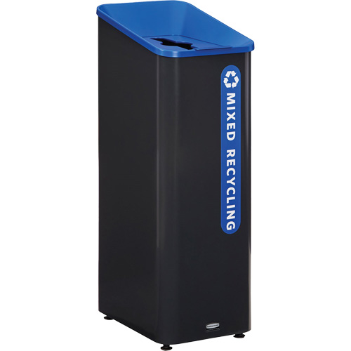 Sustain Mixed Recycling Container, Bulk, Plastic, 15 US gal. Dufferin Supply