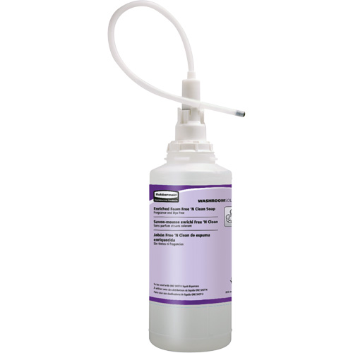 Recharge de savon mousse sans parfum ni colorant pour les mains OneShot, Mousse, 800 ml, Sans parfum Dufferin Supply