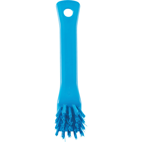 Brosse avec rebord grattoir, Soies Ferme, Longueur de 6", Bleu Dufferin Supply