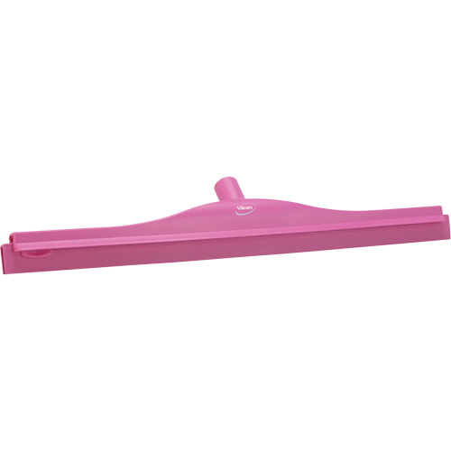 Double Blade Ultra Hygiene Floor Squeegee, 24", Pink Dufferin Supply