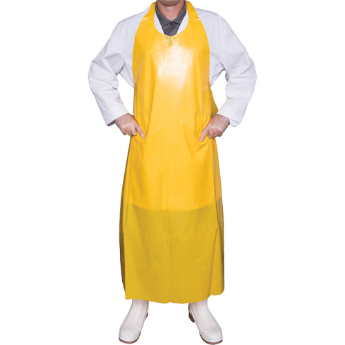 Tablier Top Dog de 8 mil, Polyur&eacute;thane, 50" lo x Jaune Dufferin Supply