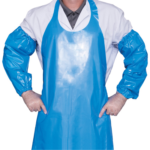 Manchettes Top Dog, 21", Polyur&eacute;thane, Bleu Dufferin Supply