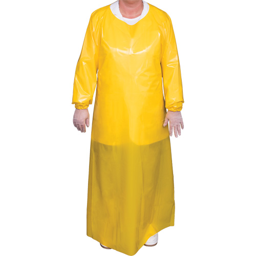 Blouse Top Dog de 6 mil, Grand, Jaune, Polyur&eacute;thane Dufferin Supply