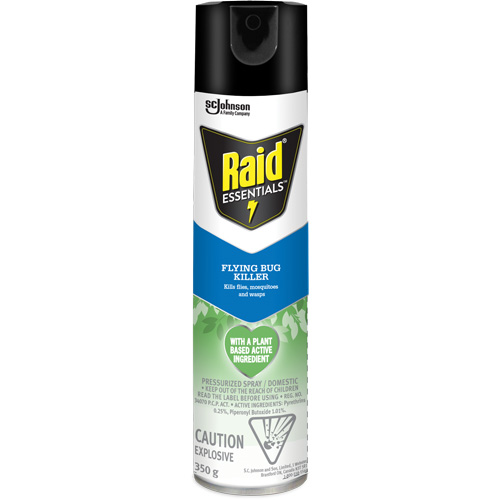 Insecticide pour insectes volants Essentials Raid, 350 g, Canette a&eacute;rosol Dufferin Supply