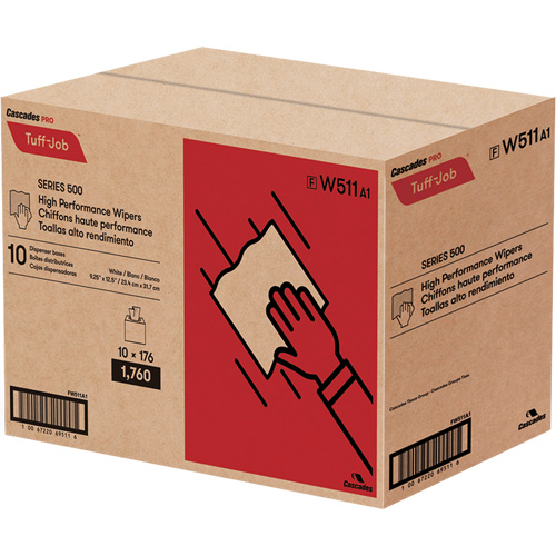 Essuie-tout Spunlace haute performance Pro Tuff-Job, Tout usage, 12-1/2" lo x 9-1/4" la Dufferin Supply