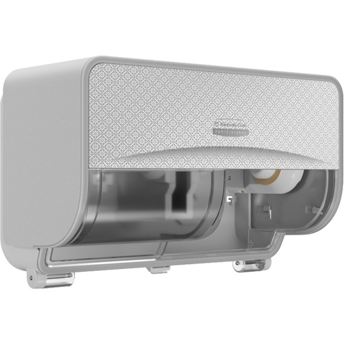Distributeur de papier hygi&eacute;nique horizontal en rouleaux standards Icon, Multiple Capacit&eacute; du rouleau Dufferin Supply