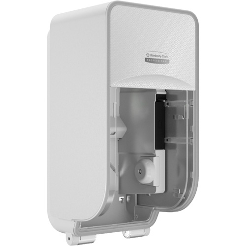 Distributeur de papier hygi&eacute;nique vertical de rouleaux standards Icon, Multiple Capacit&eacute; du rouleau Dufferin Supply
