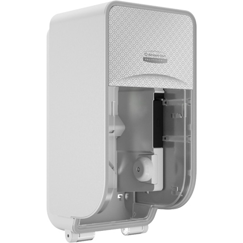 Distributeur de papier hygi&eacute;nique vertical de rouleaux standards Icon, Multiple Capacit&eacute; du rouleau Dufferin Supply