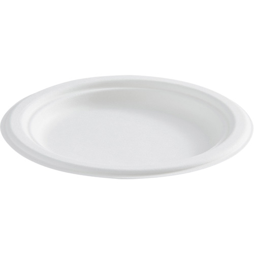 Assiette ronde en fibre compostable Dufferin Supply