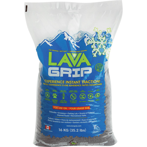 Aide &agrave; la traction LavaGrip, Taille du conteneur 35,3 lb (16 kg), Sac Dufferin Supply