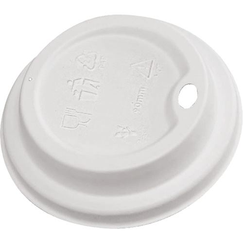 Compostable White Dome Sip Lids Dufferin Supply