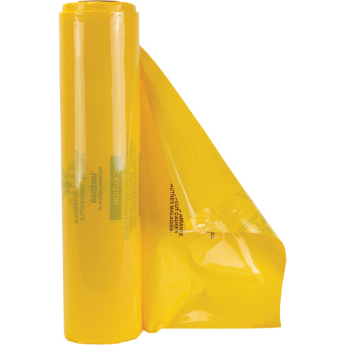 Doublures pour d&eacute;chets dangereux, Amiante, 40" lo x 26" la, 3 mils Dufferin Supply