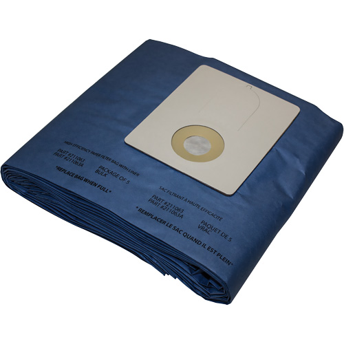 Sacs filtrants jetables pour aspirateur, Sac, Pour 12 - 15 gal. US Dufferin Supply