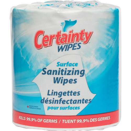 Surface Sanitizing Wipes, Packet Dufferin Supply