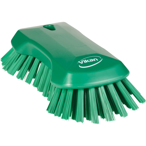 Brosse &agrave; main, Soies Tr&egrave;s ferme, Longueur de 9-1/10", Vert Dufferin Supply