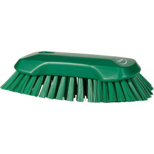 Brosse &agrave; main, Soies Tr&egrave;s ferme, Longueur de 9-1/10", Vert Dufferin Supply