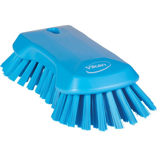 Brosse &agrave; main, Soies Tr&egrave;s ferme, Longueur de 9-1/10", Bleu Dufferin Supply