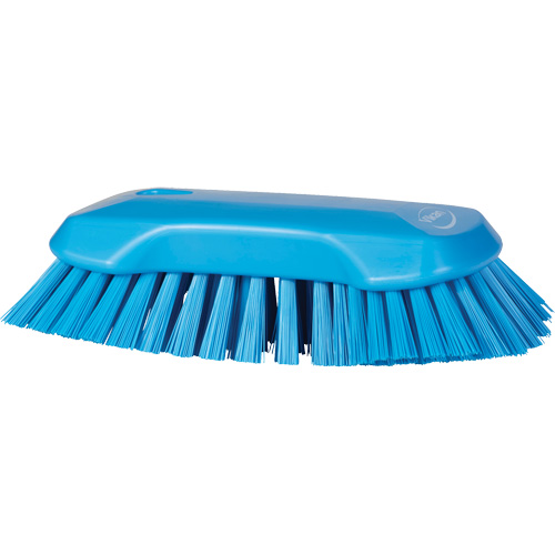 Brosse &agrave; main, Soies Tr&egrave;s ferme, Longueur de 9-1/10", Bleu Dufferin Supply