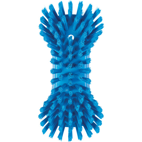 Brosse &agrave; main, Soies Tr&egrave;s ferme, Longueur de 9-1/10", Bleu Dufferin Supply